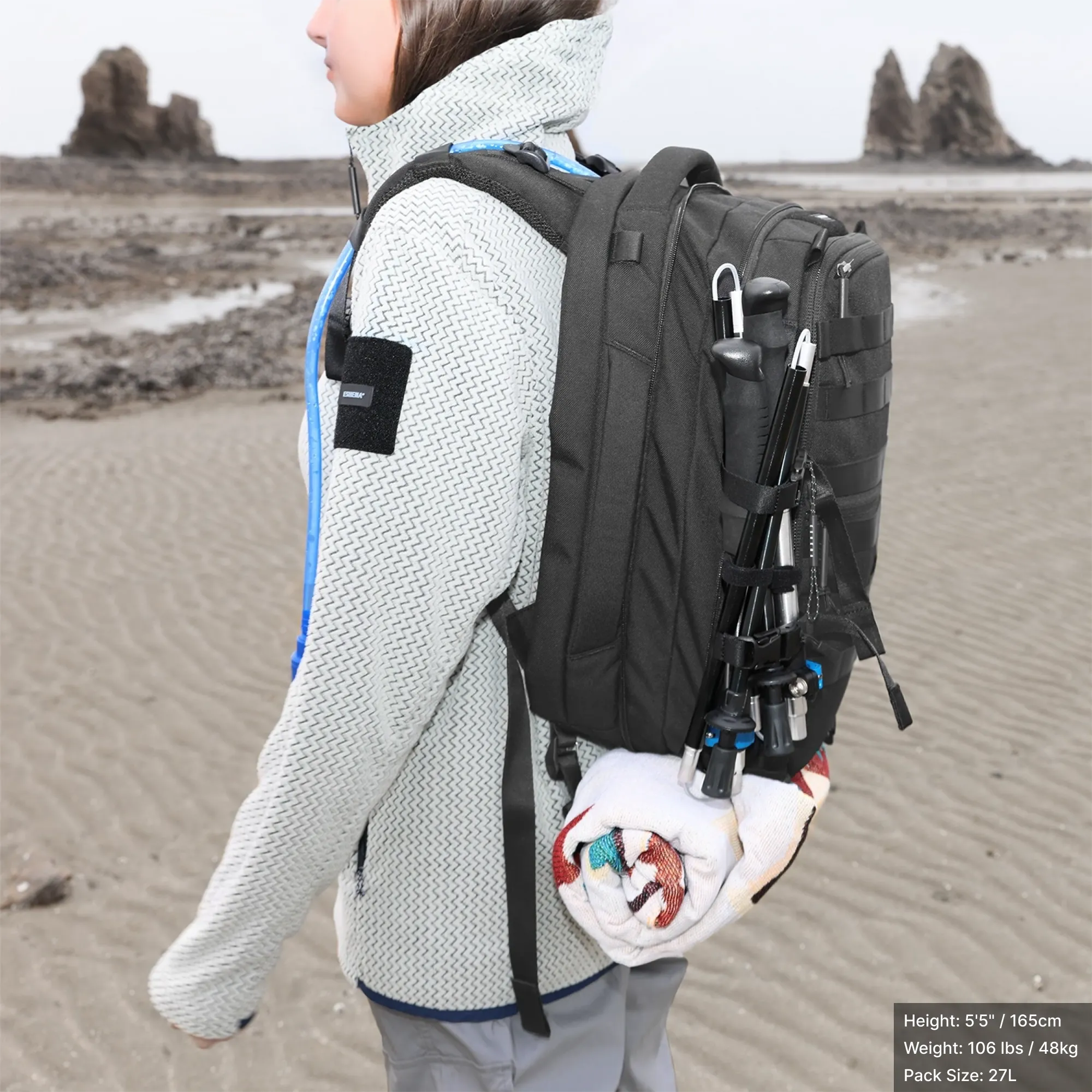 NoahFlex™ Pack 27L 1000D Cordura® Outdoor Bundle BK