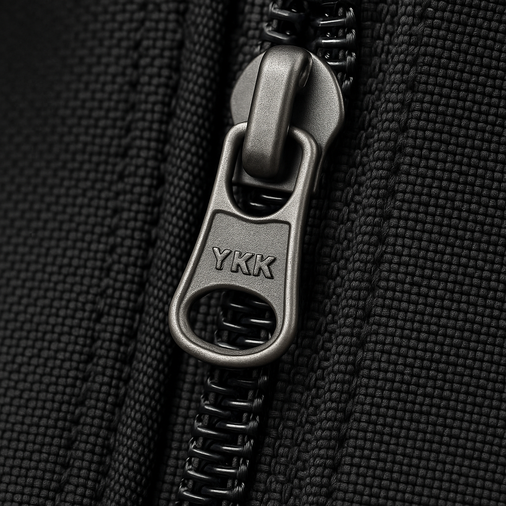 YKK® Coil Zippers
with DWR Finish
