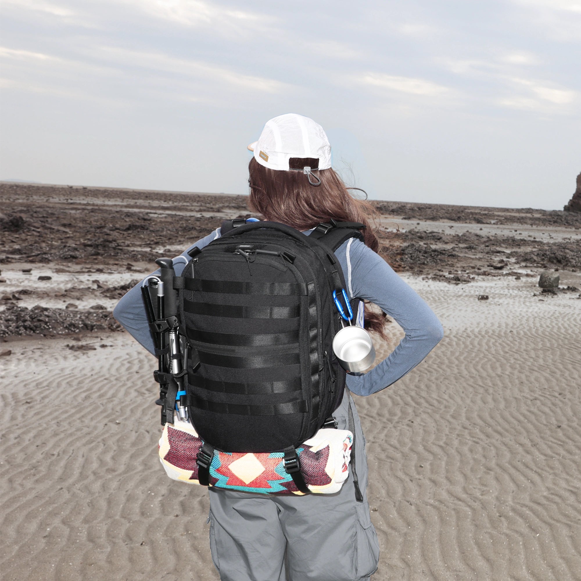 NoahFlex™ Pack 27L 1000D Cordura® Outdoor Bundle BK